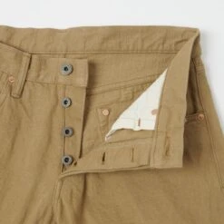 ONI 602LW-BE 'Super Low Tension Beige' 12oz Regular Tapered Jean - One Wash 13 ONI 602LW-BE 'Super Low Tension Beige' 12oz Regular Tapered Jean - One Wash -Hartford Sale Store ONI 602LW BEJEANS BEIGE5