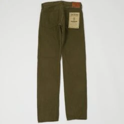 ONI 612-OLOL 'Warp And Weft' 12oz Regular Tapered Jean - Olive One Wash -Hartford Sale Store ONI 612 OLOLJEANS OLIVE1