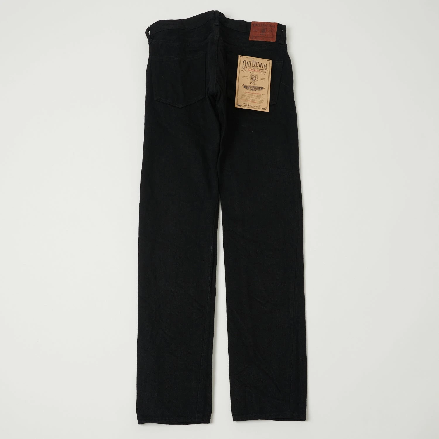 ONI 622ZR-BKBK Secret Denim Relaxed Tapered Jean - One Wash - Black 9 ONI 622ZR-BKBK Secret Denim Relaxed Tapered Jean - One Wash - Black - Image 7