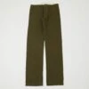 ONI 727DK 12oz Dark Olive Sulfur Slim Straight Chino - Rinsed