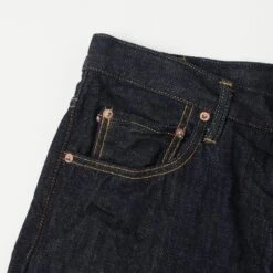 ONI 860-KI KIRAKU 'Natural Indigo' 12oz Wide Taper Jean - One Wash -Hartford Sale Store ONI 860KIRAKUJEANS INDIGO3