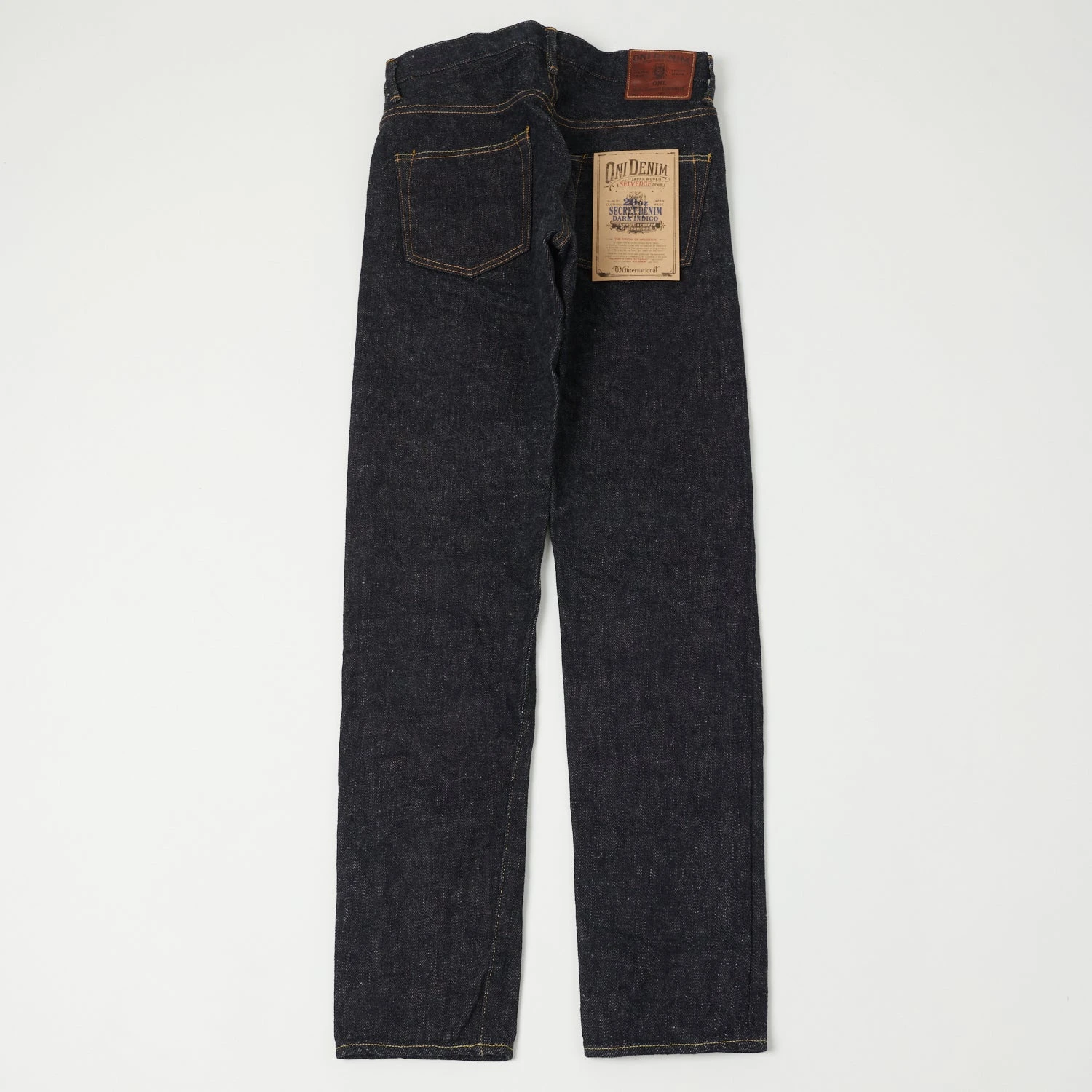 ONI 902-DIZR 20oz 'Dark Indigo Secret Denim' Regular Tapered Jean - One Wash 9 ONI 902-DIZR 20oz 'Dark Indigo Secret Denim' Regular Tapered Jean - One Wash - Image 7