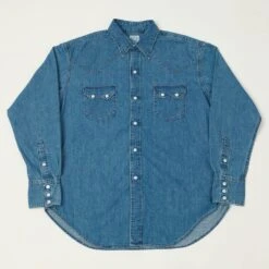 OrSlow Denim Western Shirt - Used Wash