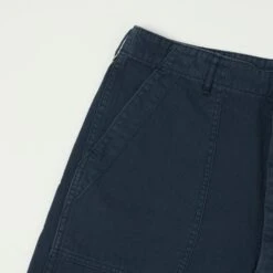 OrSlow Herringbone Twill Summer Fatigue Shorts - Navy 8 OrSlow Herringbone Twill Summer Fatigue Shorts - Navy -Hartford Sale Store ORSLOW HERRINGBONESHORTS 2