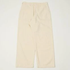 OrSlow Herringbone Twill Summer Fatigue Pants - Ecru