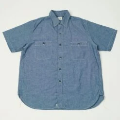 OrSlow Vintage Fit S/S Chambray Work Shirt - Indigo