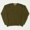 Peregrine Commando Patch Sweater - Khaki -Hartford Sale Store PEREGRINE COMMANDOPATCHSWEAT KHAKI