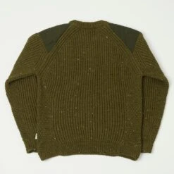 Peregrine Commando Patch Sweater - Khaki -Hartford Sale Store PEREGRINE COMMANDOPATCHSWEAT KHAKI1