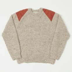 Peregrine Commando Patch Sweater - Skiddaw