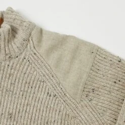 Peregrine Foxton Zip Neck Jumper - Oatmeal -Hartford Sale Store PEREGRINE FOXTONZIPNECKJUMPER OATMEAL3