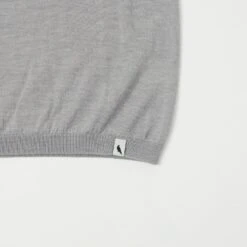 Peregrine Knitted Wool Tee - Light Grey -Hartford Sale Store PEREGRINE KNITTEDWOOLTEE LIGHTGREY2