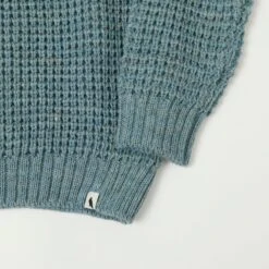 Peregrine Waffle Crew Neck Jumper - Seafoam -Hartford Sale Store PEREGRINE WAFFLECREW 2