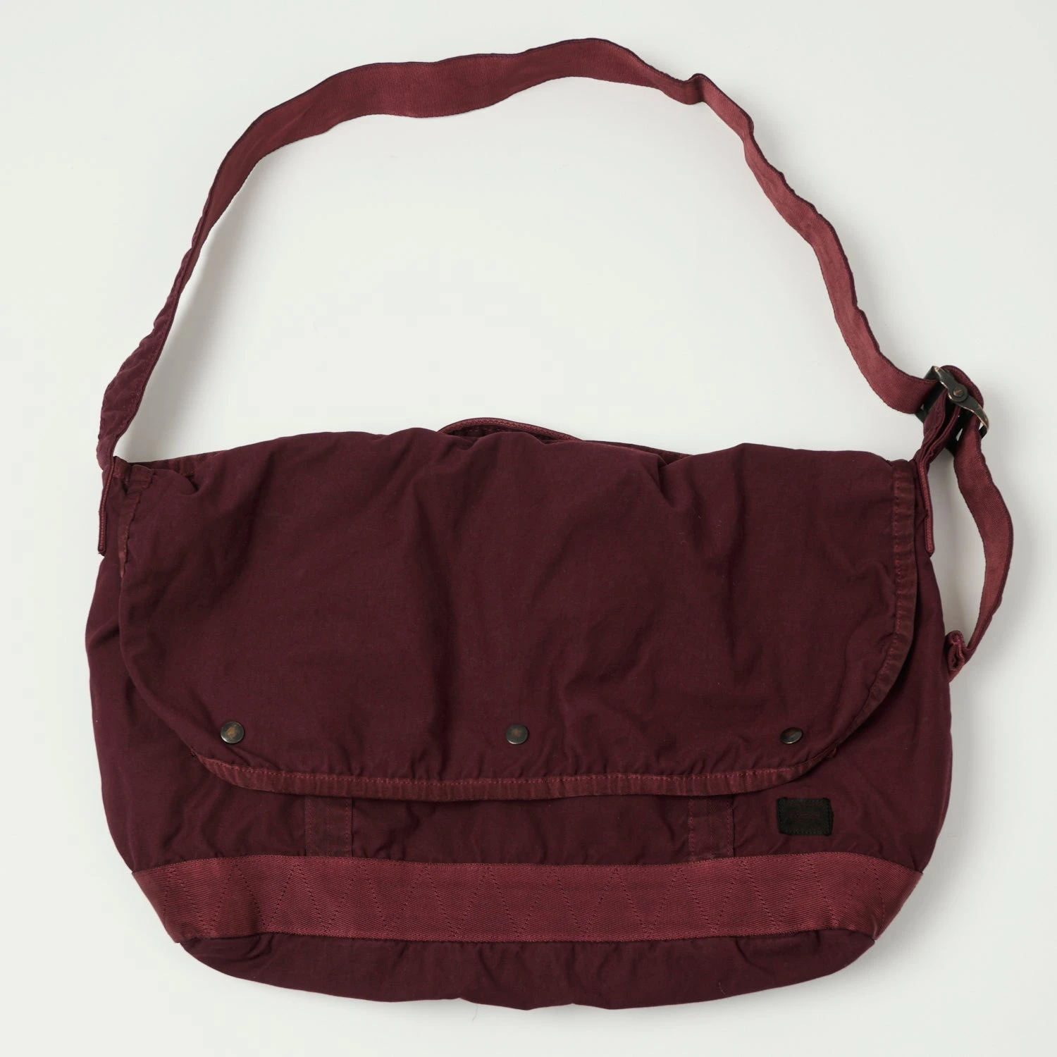 Porter-Yoshida & Co. Large Crag Messenger Bag - Burgundy 3 Porter-Yoshida & Co. Large Crag Messenger Bag - Burgundy