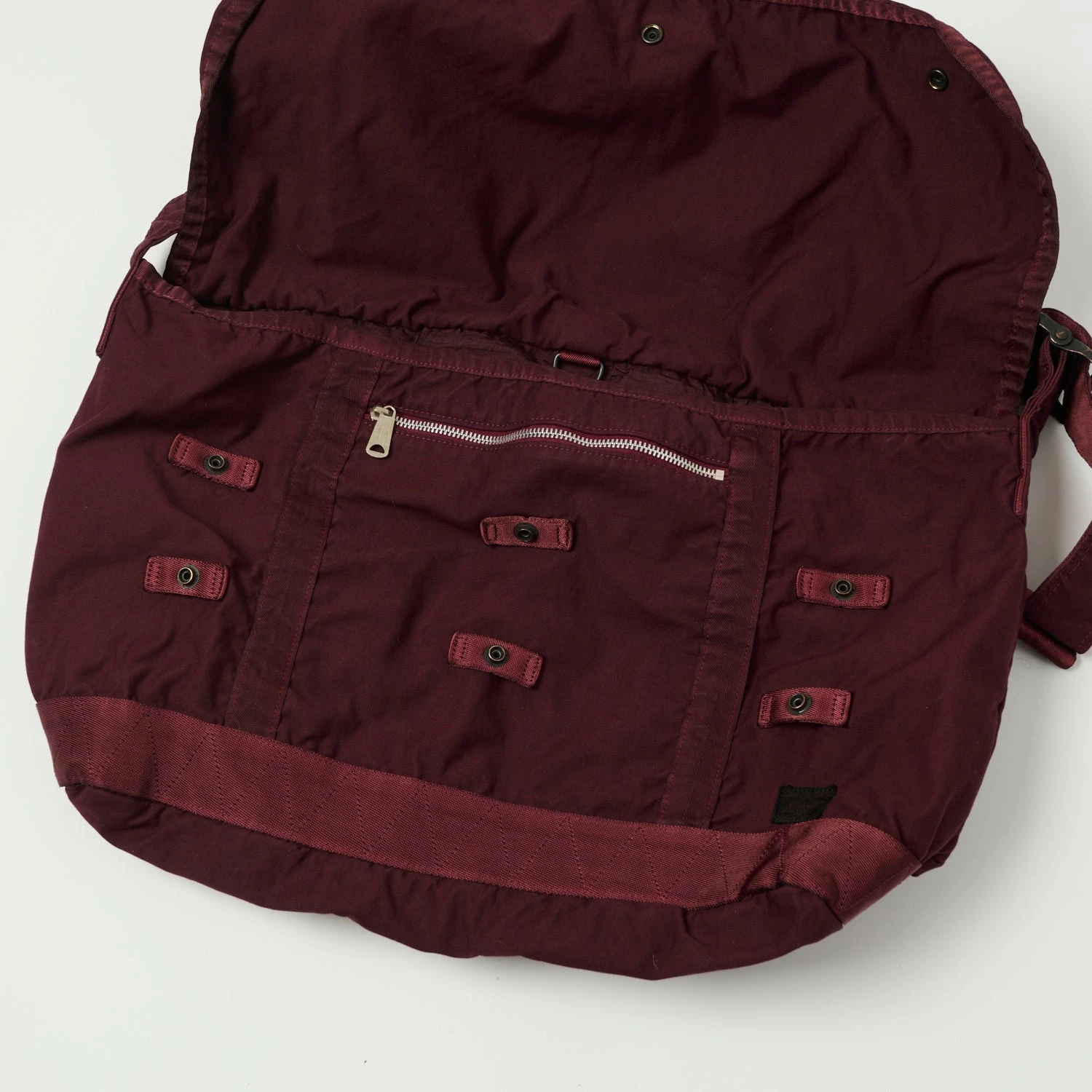 Porter-Yoshida & Co. Large Crag Messenger Bag - Burgundy 6 Porter-Yoshida & Co. Large Crag Messenger Bag - Burgundy - Image 4