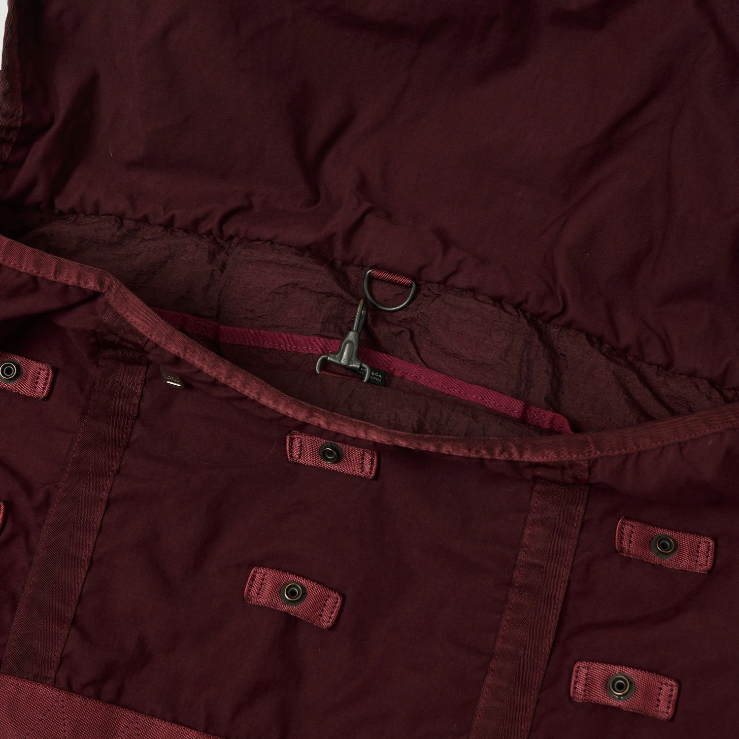 Porter-Yoshida & Co. Large Crag Messenger Bag - Burgundy 7 Porter-Yoshida & Co. Large Crag Messenger Bag - Burgundy - Image 5