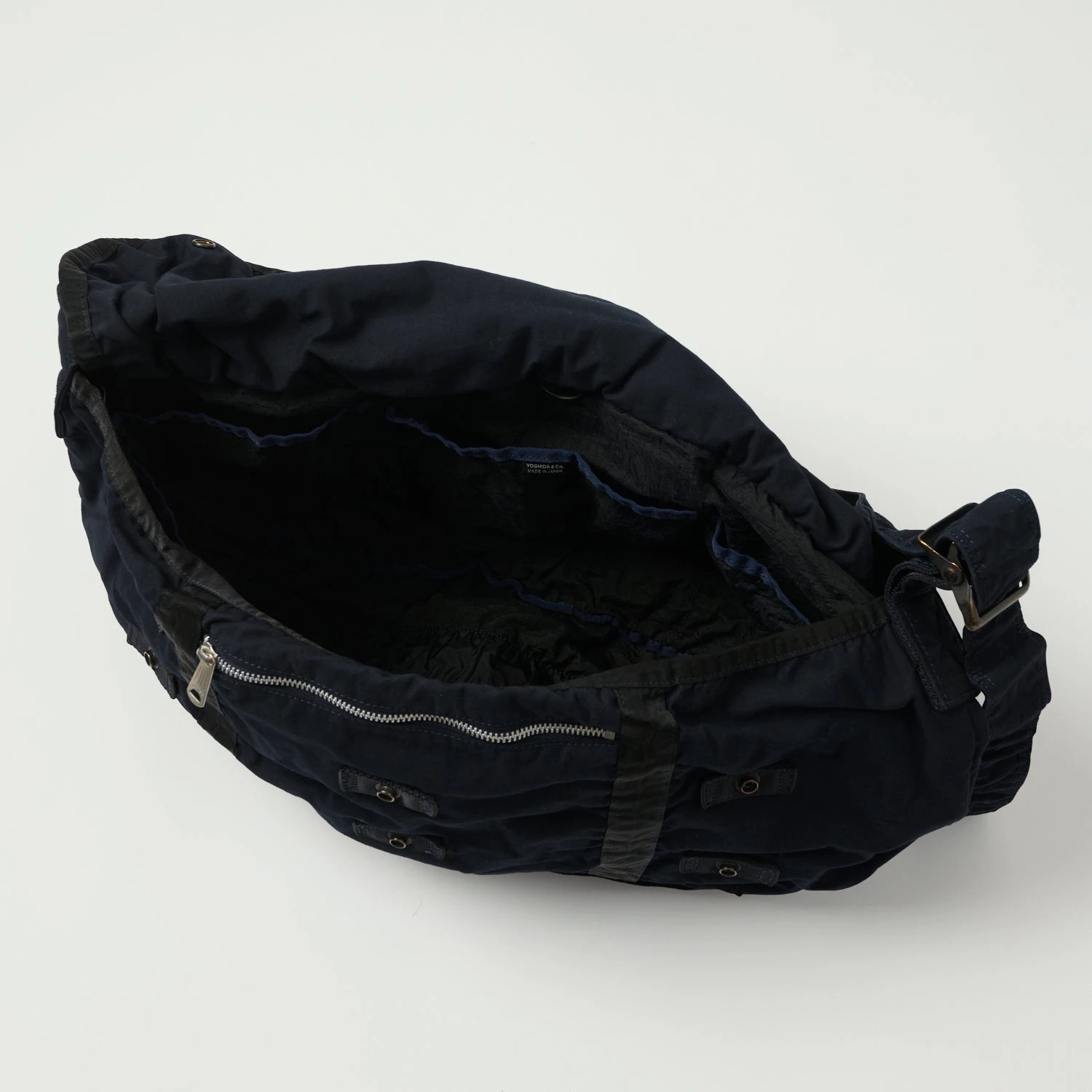Porter-Yoshida & Co. Large Crag Messenger Bag - Navy 5 Porter-Yoshida & Co. Large Crag Messenger Bag - Navy - Image 3