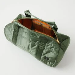 Porter-Yoshida & Co. Medium Tanker 2-Way Boston Bag - Sage Green -Hartford Sale Store PORTER 622 76989 30 TANKER2WAYDUFFLEBAG M SAGEGREEN4
