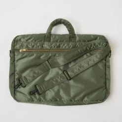 Porter-Yoshida & Co. Tanker 2-Way Briefcase - Sage Green -Hartford Sale Store PORTER 622 7931130 GREEN BRIEF8