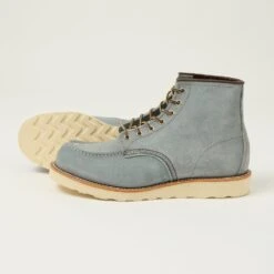Red Wing 8800 6" Moc Toe Boots - Dusty Blue -Hartford Sale Store REDWING 8800MOCTOE DUSTYBLUE3
