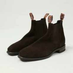 R. M. Williams R.M.Williams 'Comfort Craftsman' Chelsea Boot - Chocolate Suede
