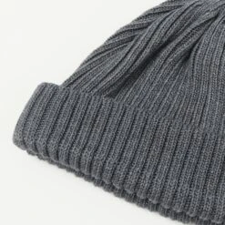 RoToTo Cotton Roll Up Beanie - Black Denim -Hartford Sale Store ROTOTO INDIGOCOTTONROLLUPBEANIE BLKDENIM1