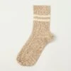 RoToTo OG Cotton Slub Stripe Sock - Coffee -Hartford Sale Store ROTOTO OGSLUBSTRIPE 1