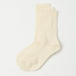 RoToTo Organic Daily 3-Pack Sock - Ecru