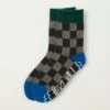 RoToTo 'Checkerboard' Pile Room Sock - Grey -Hartford Sale Store ROTOTO PILEROOMCHECKERBOARD 2