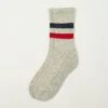 RoToTo Retro Winter Outdoor Sock - Grey/Dark Blue/Red -Hartford Sale Store ROTOTO RETROWINTEROUTDOOR 1