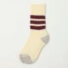 RoToTo Coarse Ribbed Oldschool Crew Sock - Bordeaux -Hartford Sale Store ROTOTO RIBBEDOLDSCHOOLSOCKS 4