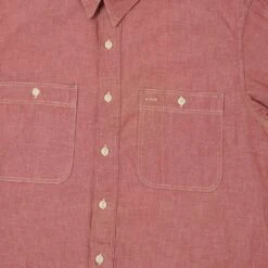 RRL Selvedge-Detailed Chambray Workshirt - Red -Hartford Sale Store RRL 2