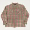 RRL Plaid Twill Camp Shirt- Green/Pink -Hartford Sale Store RRL 35