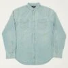 RRL Slim Fit Chambray Western Shirt - Davey Wash
