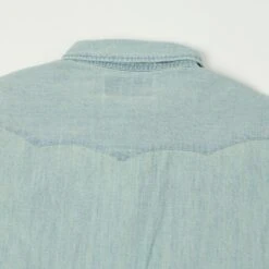 RRL Slim Fit Chambray Western Shirt - Davey Wash -Hartford Sale Store RRL CHAMNRAYWESTERNSHIRT DAVEY6