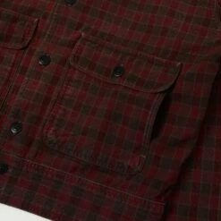 RRL Checked Woven Shirt Jacket - Red/Black -Hartford Sale Store RRL CHECKEDSHIRTJACKET REDBLACK2