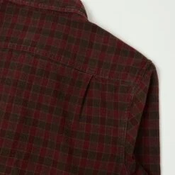RRL Checked Woven Shirt Jacket - Red/Black -Hartford Sale Store RRL CHECKEDSHIRTJACKET REDBLACK4