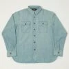 RRL Indigo Chambray Workshirt - Medium Wash -Hartford Sale Store RRL INDIGOCHAMBRAYWORKSHIRT MEDIUMWASH2