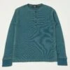 RRL Jacquard-Knit Henley - Indigo