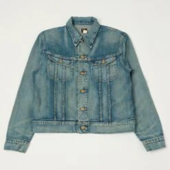 RRL 'Leeland' Denim Trucker Jacket - Heavy Wash