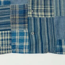 RRL Indigo Patchwork Camp Shirt - Indigo Patchwork 8 RRL Indigo Patchwork Camp Shirt - Indigo Patchwork -Hartford Sale Store RRL PATCHWORKSHIRT INDIGO3