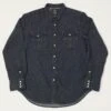 RRL Slim Fit Denim Western Shirt - Rinse