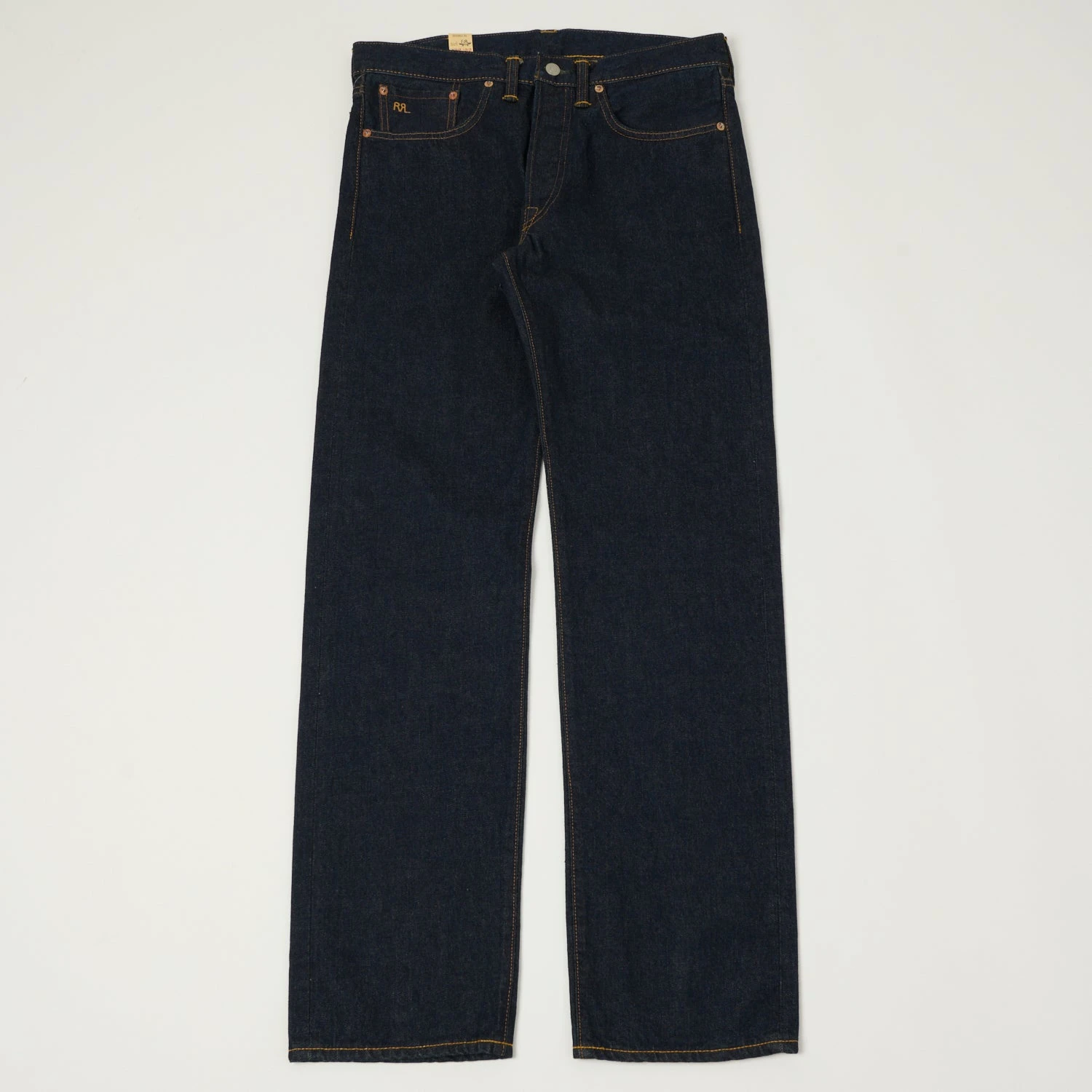 RRL Straight Fit Selvedge Jean - One Wash 3 RRL Straight Fit Selvedge Jean - One Wash