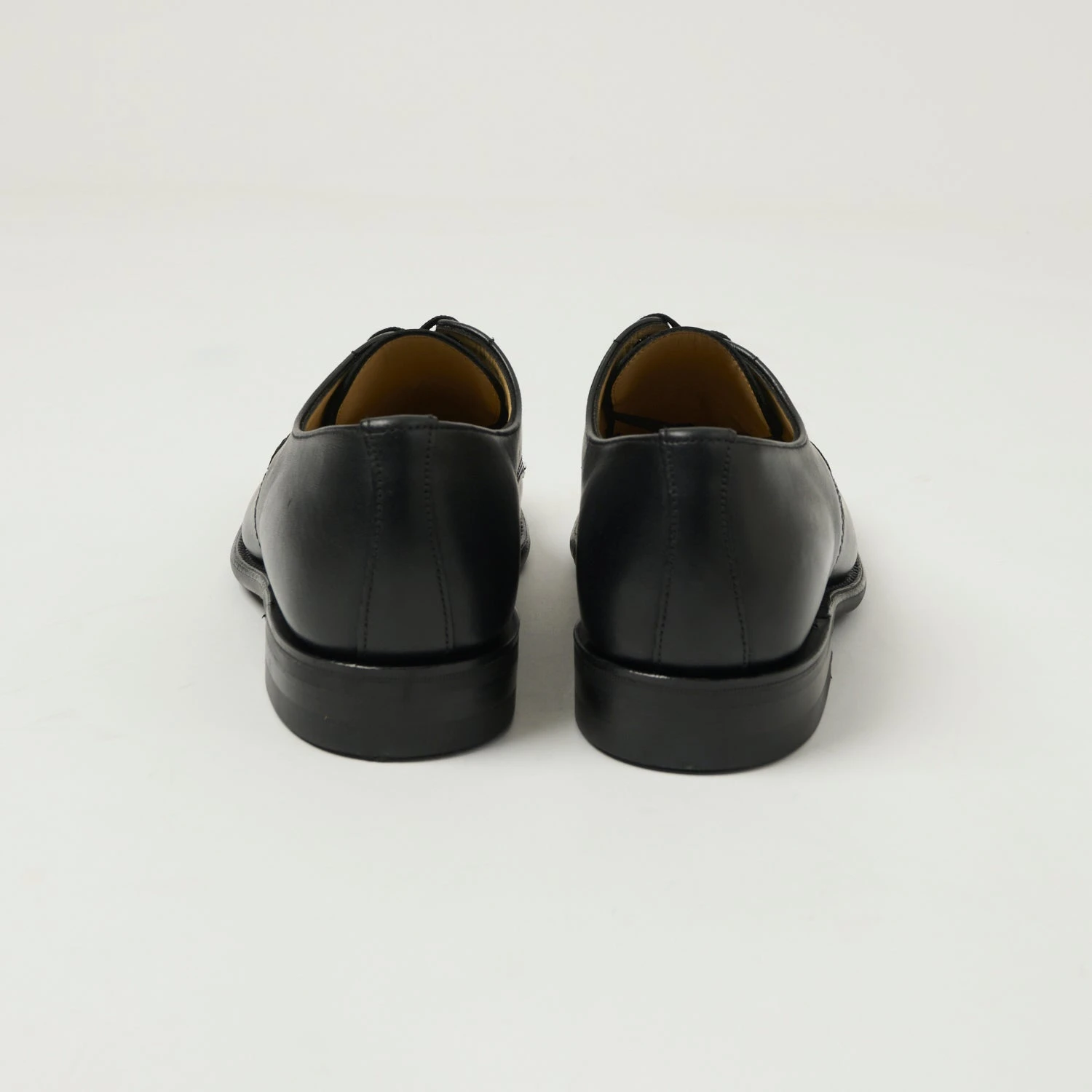 Sanders Derby Shoe - Black Waxy 6 Sanders Derby Shoe - Black Waxy - Image 4