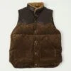 Shangri-La Heritage 'Bivacco' Western Down Suede Vest - Testa Di Moro Brown 1 Shangri-La Heritage 'Bivacco' Western Down Suede Vest - Testa Di Moro Brown -Hartford Sale Store SHANGRI LAHERITAGE 5