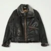 Shangri-La Heritage 'Aviatore' B-3 Shearling Flight Jacket - Black -Hartford Sale Store SHANGRILA B 3SHEARLINGJACKET BLACK