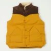 Shangri-La Heritage 'Bivacco' Western Down Vest - Yellow -Hartford Sale Store SHANGRILA BIVACCODOWNVEST YELLOW