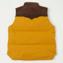Shangri-La Heritage 'Bivacco' Western Down Vest - Yellow -Hartford Sale Store SHANGRILA BIVACCODOWNVEST YELLOW1