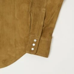 Shangri-La Heritage 'Gonzo' Suede Western Shirt - Mud -Hartford Sale Store SHANGRILA GONZOSUEDEWESTERNSHIRT 3