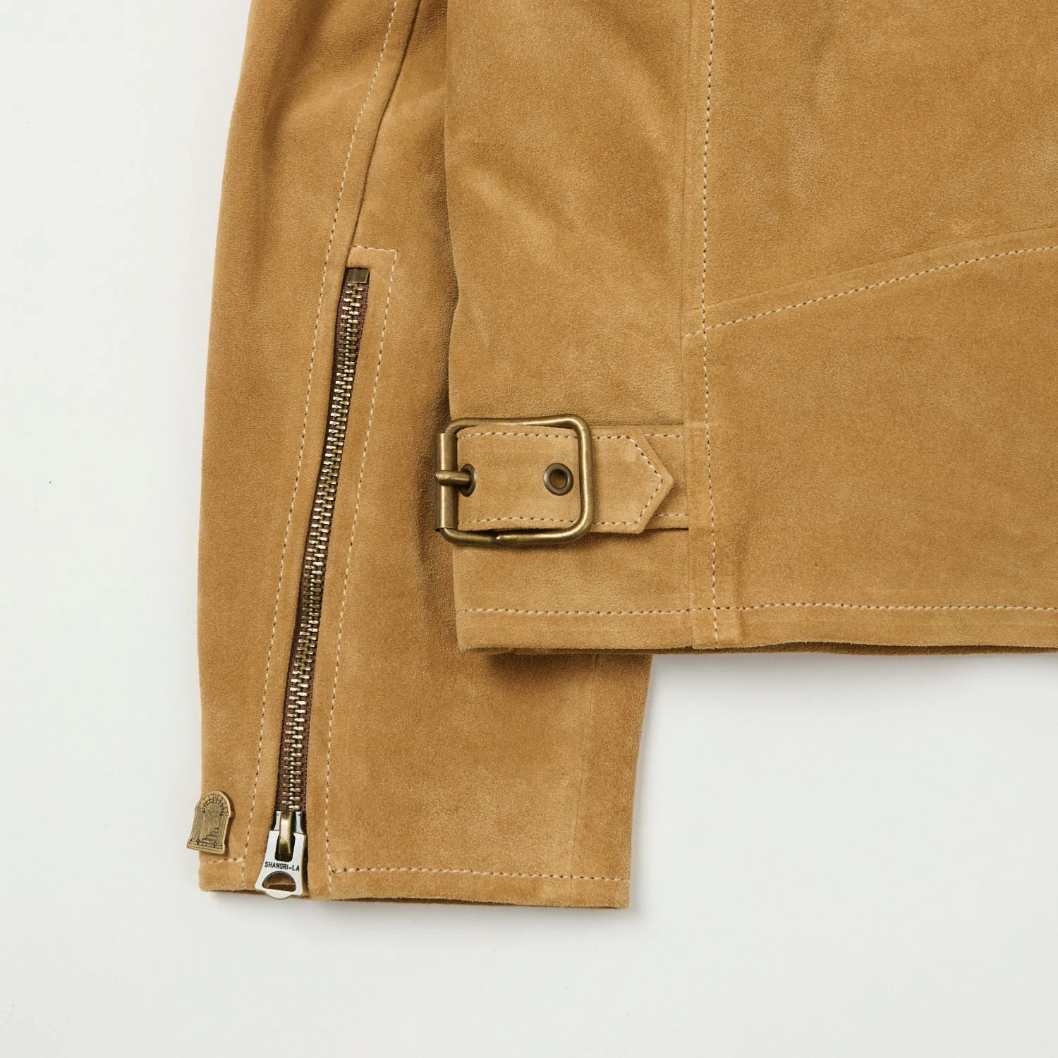 Shangri-La Heritage 'Varenne' Sabbia Suede Jacket - Tan 5 Shangri-La Heritage 'Varenne' Sabbia Suede Jacket - Tan - Image 3