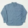 Spellbound 46-295E L/S Chambray Shirt - Blue -Hartford Sale Store SPELLBOUND 446 295ELSCHAMBRAY 1